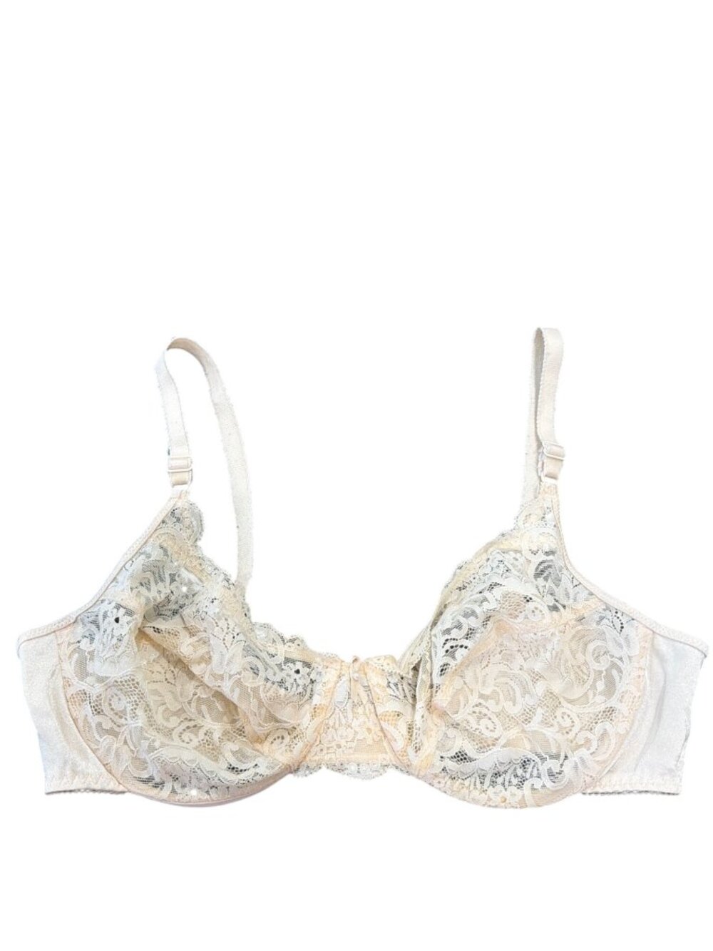 Wacoal Parfage 65101 Luxury Lace Underwire Bra 36C Ivory